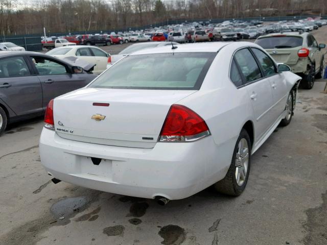 2G1WB5E30E1179360 - 2014 CHEVROLET IMPALA LIM WHITE photo 4