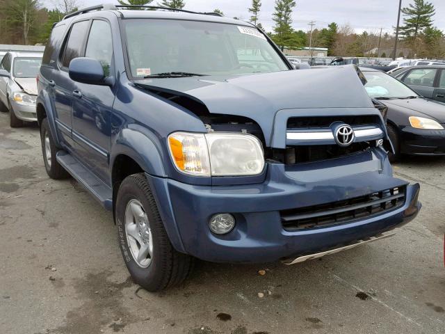 5TDBT48A35S250602 - 2005 TOYOTA SEQUOIA LI BLUE photo 1