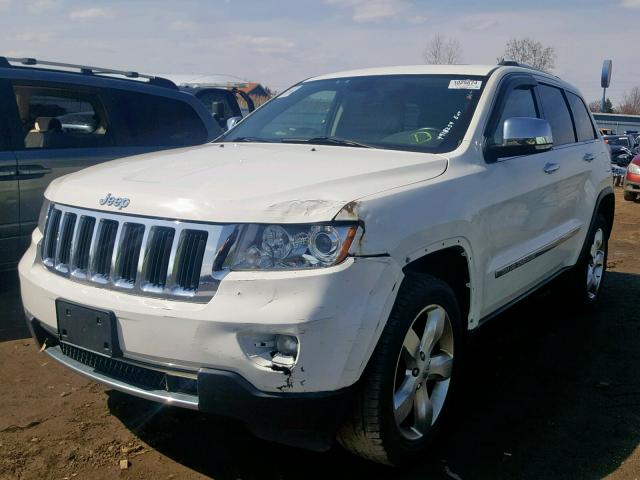 1C4RJFBG6CC272847 - 2012 JEEP GRAND CHER WHITE photo 2