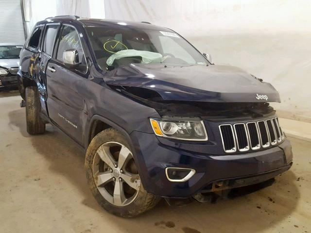 1C4RJFBT0EC410768 - 2014 JEEP GRAND CHER BLUE photo 1