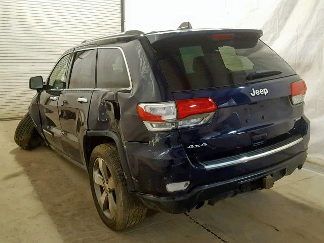 1C4RJFBT0EC410768 - 2014 JEEP GRAND CHER BLUE photo 3