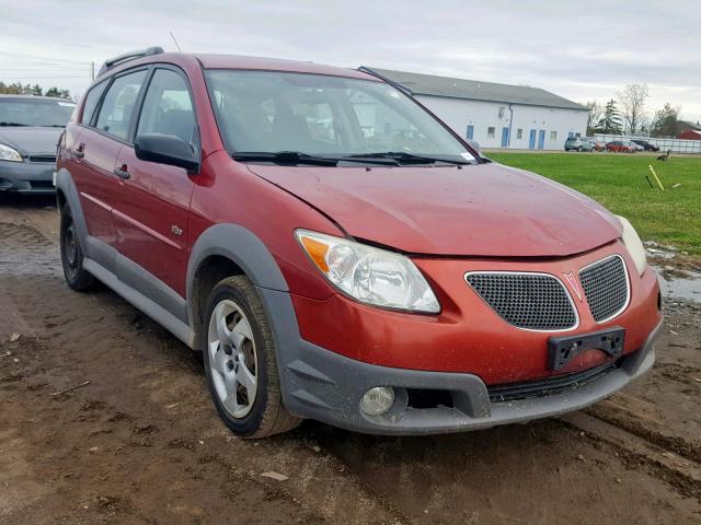 5y2sl65886z441591 2006 Pontiac Vibe Burgundy Price History History Of Past Auctions Prices And Bids History Of Salvage And Used Vehicles