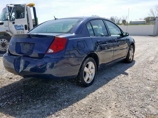 1G8AJ55F67Z119666 - 2007 SATURN ION LEVEL BLUE photo 4