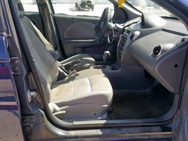 1G8AJ55F67Z119666 - 2007 SATURN ION LEVEL BLUE photo 5