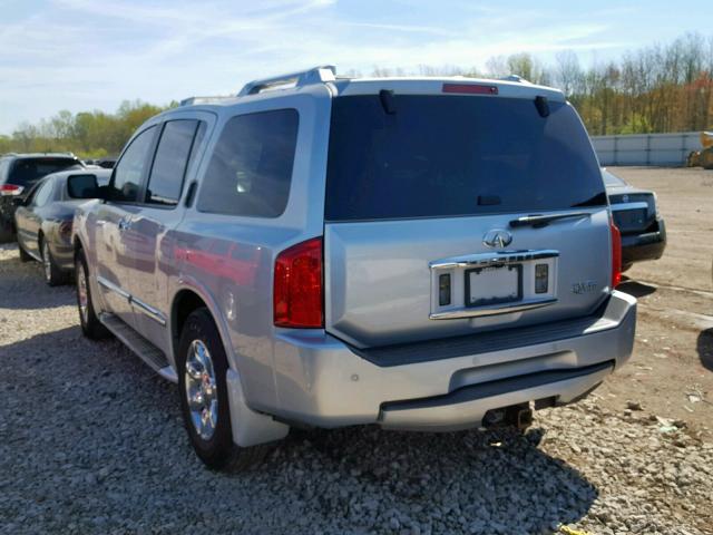 5N3AA08C26N808297 - 2006 INFINITI QX56 GRAY photo 3