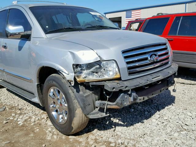 5N3AA08C26N808297 - 2006 INFINITI QX56 GRAY photo 9