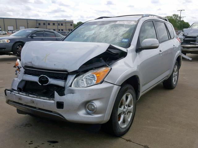 2T3YK4DV9AW008539 - 2010 TOYOTA RAV4 LIMIT SILVER photo 2