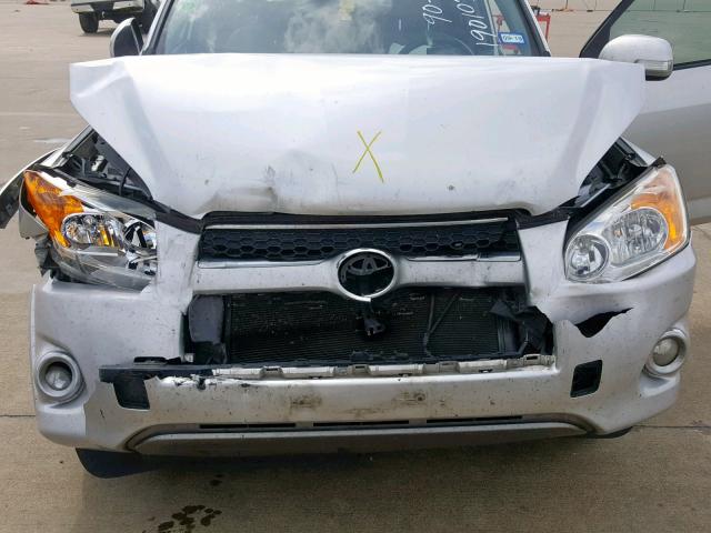 2T3YK4DV9AW008539 - 2010 TOYOTA RAV4 LIMIT SILVER photo 7