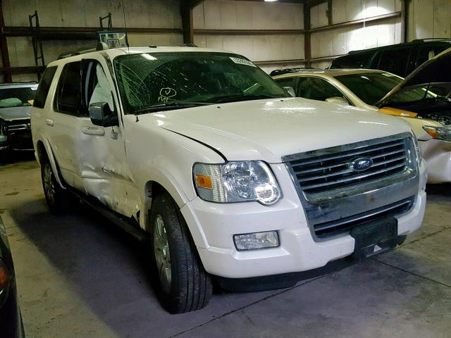 1FMEU7FE2AUA43931 - 2010 FORD EXPLORER L WHITE photo 1