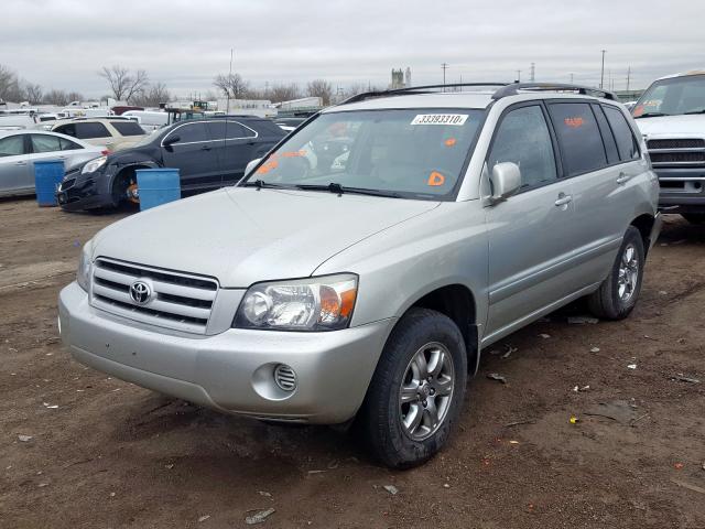 JTEEP21A840008093 - 2004 TOYOTA HIGHLANDER  photo 2