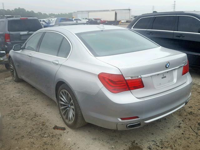 WBAKB4C57BC574630 - 2011 BMW 740 LI SILVER photo 3