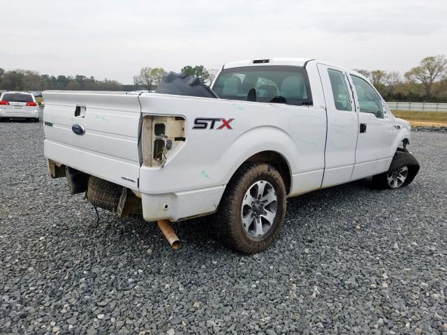 1FTEX1CM1EKG57276 - 2014 FORD F150 SUPER CAB  photo 4