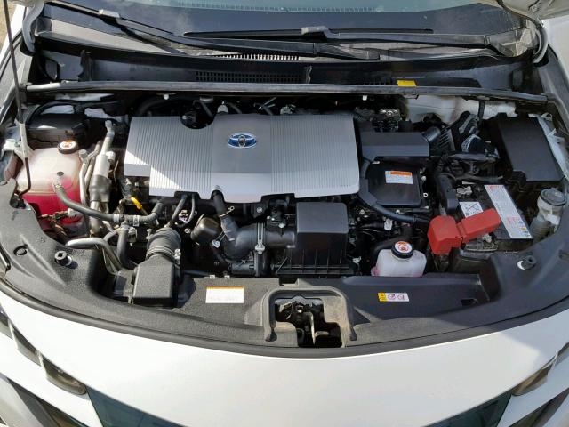 JTDKARFP7H3004233 - 2017 TOYOTA PRIUS PRIM თეთრი ფოტო 7
