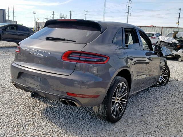 WP1AF2A50FLB93958 - 2015 PORSCHE MACAN TURB GRAY photo 4