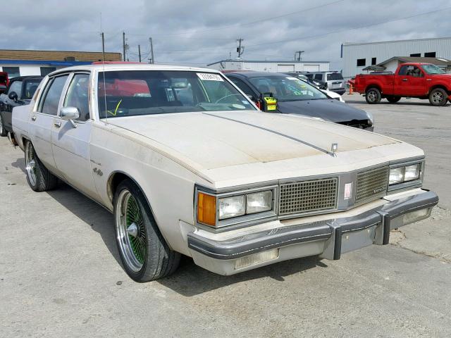 1G3AG69Y5EM748545 - 1984 OLDSMOBILE 98 REGENCY GRAY photo 1