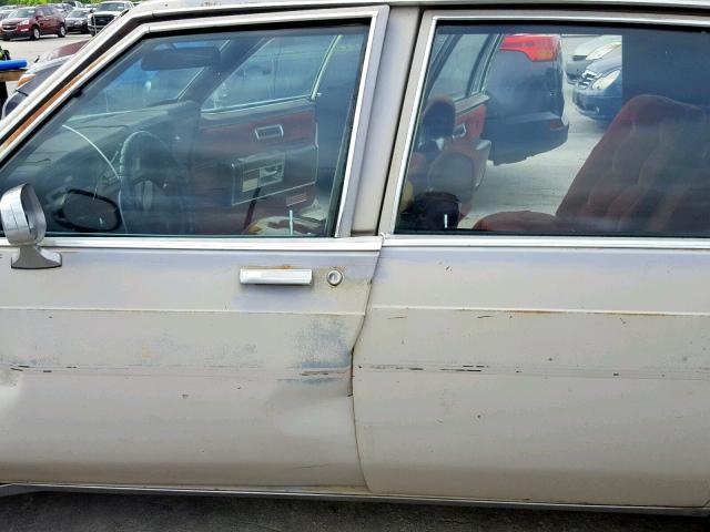 1G3AG69Y5EM748545 - 1984 OLDSMOBILE 98 REGENCY GRAY photo 10