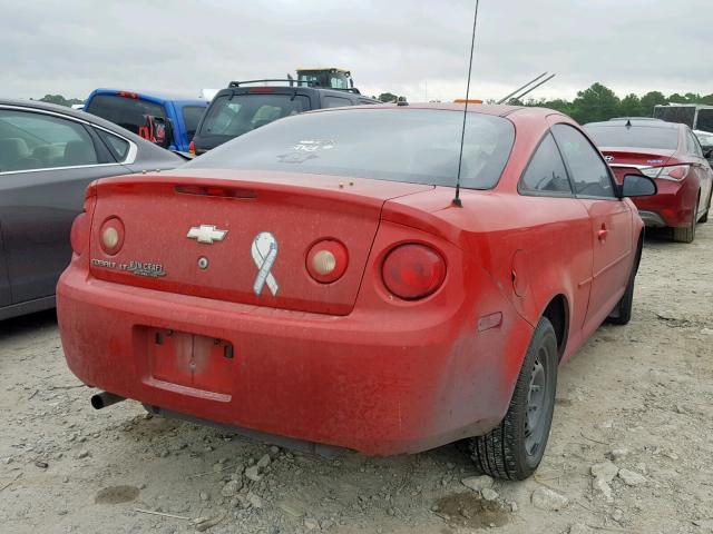 1G1AL18F287112160 - 2008 CHEVROLET COBALT LT RED photo 4