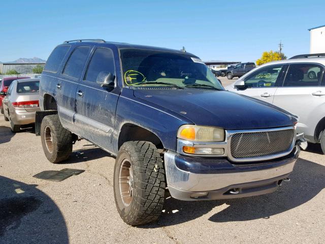 1GKEC13V16R150170 - 2006 GMC YUKON BLUE photo 1