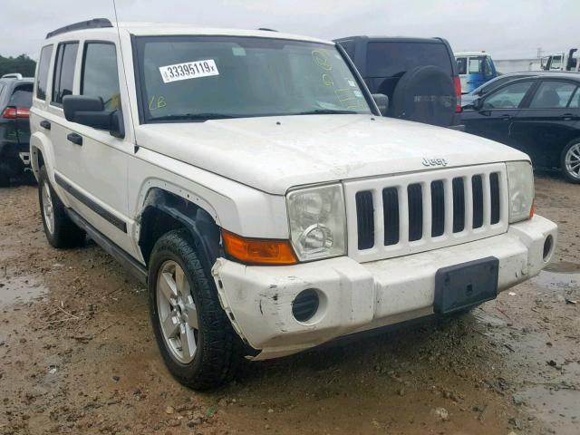 1J8HG48K26C346126 - 2006 JEEP COMMANDER WHITE photo 1