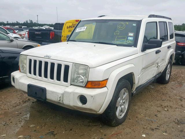 1J8HG48K26C346126 - 2006 JEEP COMMANDER WHITE photo 2