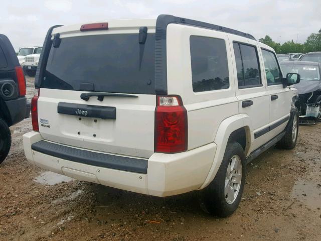 1J8HG48K26C346126 - 2006 JEEP COMMANDER WHITE photo 4