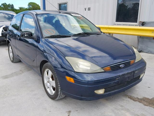 3FAHP31Z74R103425 - 2004 FORD FOCUS ZX3 BLUE photo 1