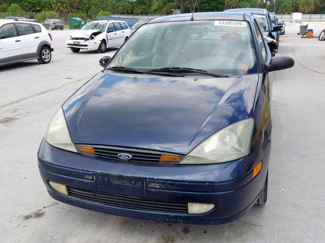 3FAHP31Z74R103425 - 2004 FORD FOCUS ZX3 BLUE photo 9