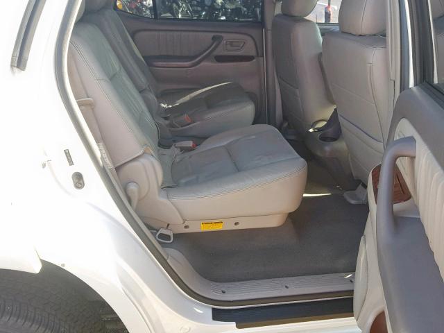 5TDBT48AX7S279257 - 2007 TOYOTA SEQUOIA LI WHITE photo 6