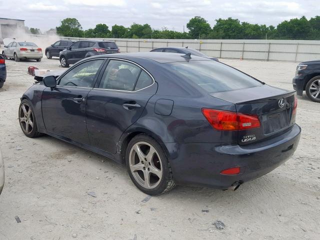 JTHBK262972042834 - 2007 LEXUS IS 250 GRAY photo 3