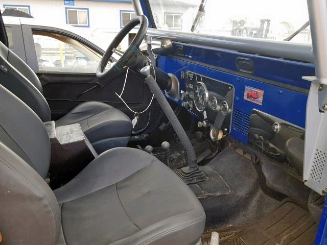 1JCCM88E7BT062740 - 1981 JEEP SCRAMBLER BLUE photo 5