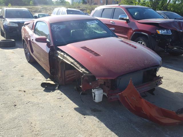 1ZVBP8CF9E5237144 - 2014 FORD MUSTANG GT RED photo 1