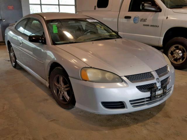 4B3AG42G63E158691 - 2003 DODGE STRATUS SE SILVER photo 1