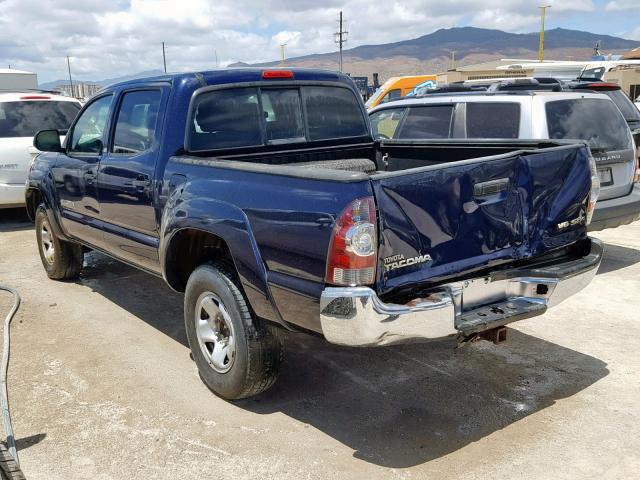 3TMLU4EN3DM113036 - 2013 TOYOTA TACOMA DOU 蓝色 照片 3