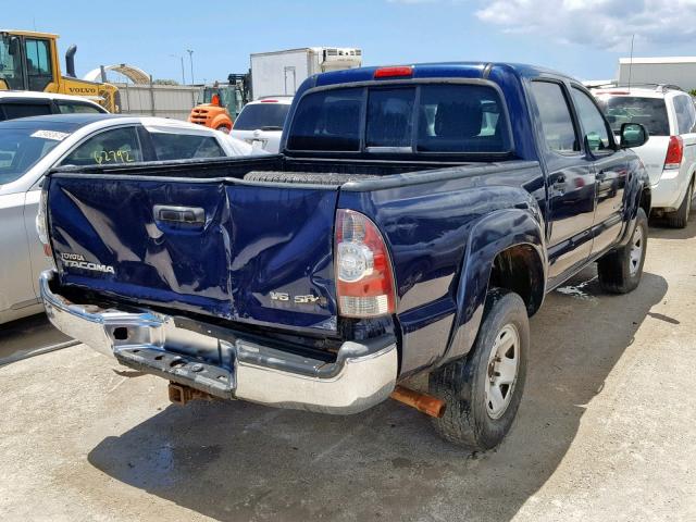 3TMLU4EN3DM113036 - 2013 TOYOTA TACOMA DOU 蓝色 照片 4