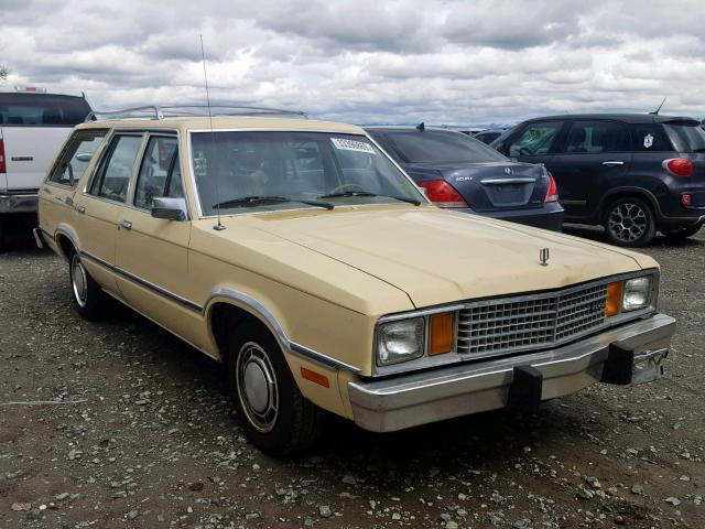 0K94B163561 - 1980 FORD FAIRMONT YELLOW photo 1