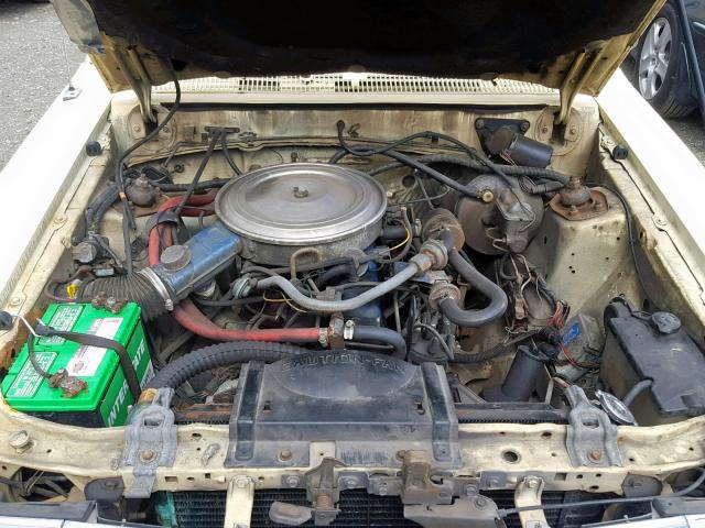 0K94B163561 - 1980 FORD FAIRMONT YELLOW photo 7