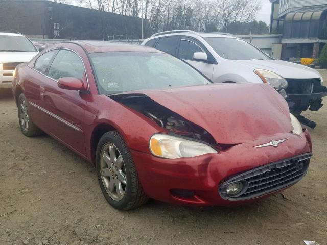 4C3AG52H61E028943 - 2001 CHRYSLER SEBRING LX RED photo 1