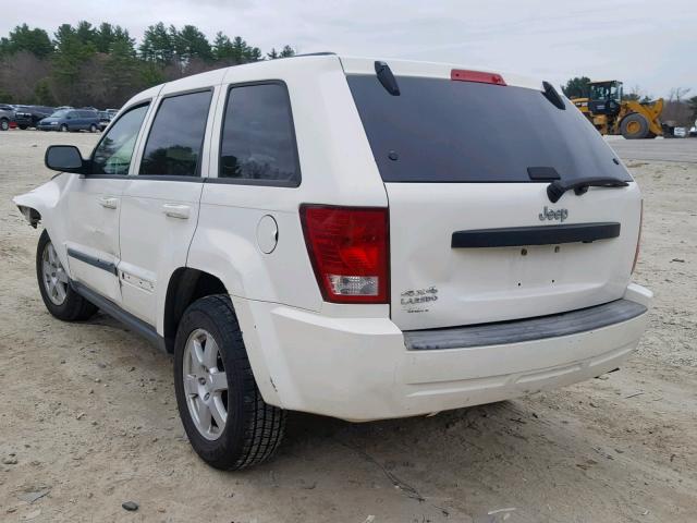 1J8GR48K98C206289 - 2008 JEEP GRAND CHER WHITE photo 3