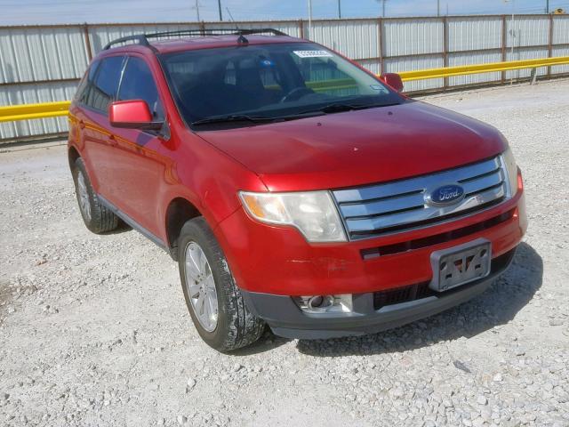 2FMDK3JC1ABA56501 - 2010 FORD EDGE SEL RED photo 1