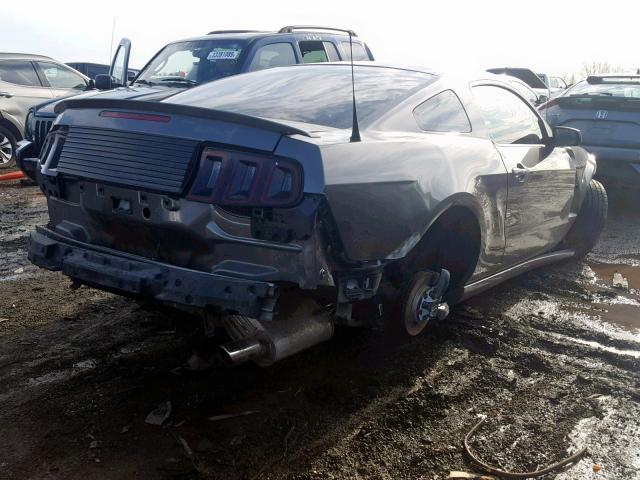 1ZVBP8CF2E5221352 - 2014 FORD MUSTANG GT GRAY photo 4