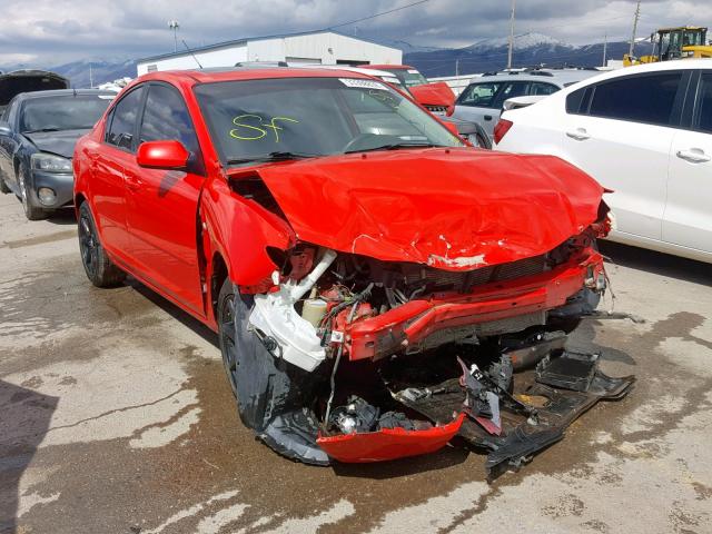 JM1BK12F381775747 - 2008 MAZDA 3 I RED photo 1