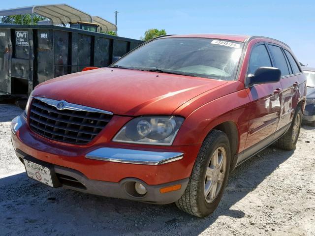 2A4GM68436R649071 - 2006 CHRYSLER PACIFICA T RED photo 2