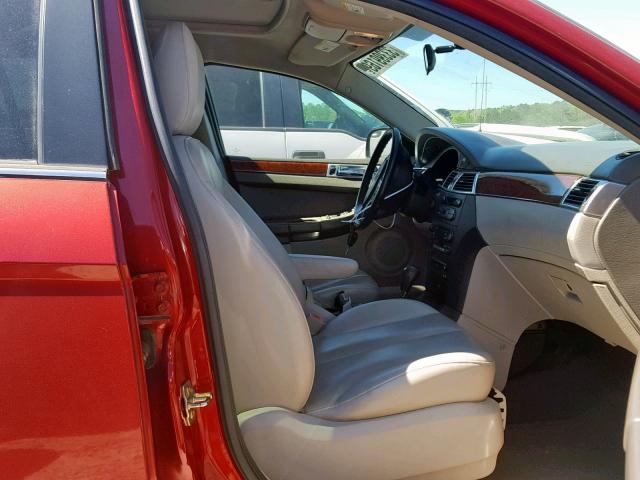 2A4GM68436R649071 - 2006 CHRYSLER PACIFICA T RED photo 5