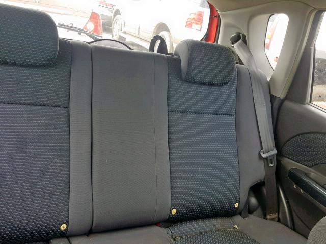 KL1TD66617B710241 - 2007 CHEVROLET AVEO BASE Қызыл фото 6