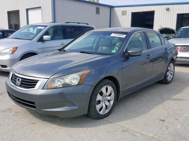 JHMCP26828C001712 - 2008 HONDA ACCORD EXL GRAY photo 2