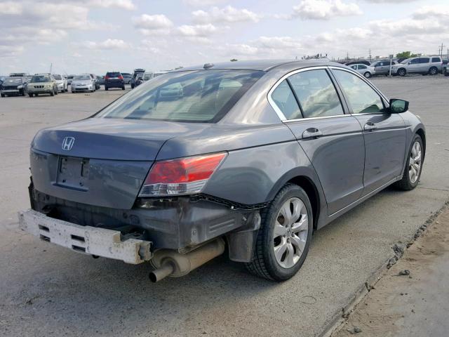 JHMCP26828C001712 - 2008 HONDA ACCORD EXL GRAY photo 4