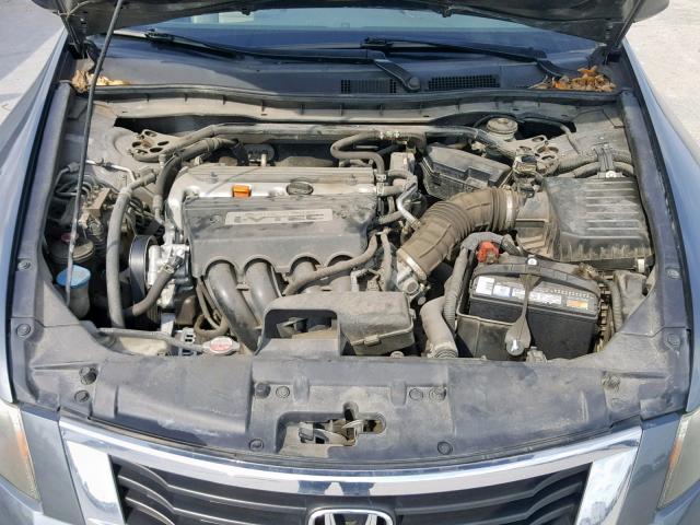 JHMCP26828C001712 - 2008 HONDA ACCORD EXL GRAY photo 7