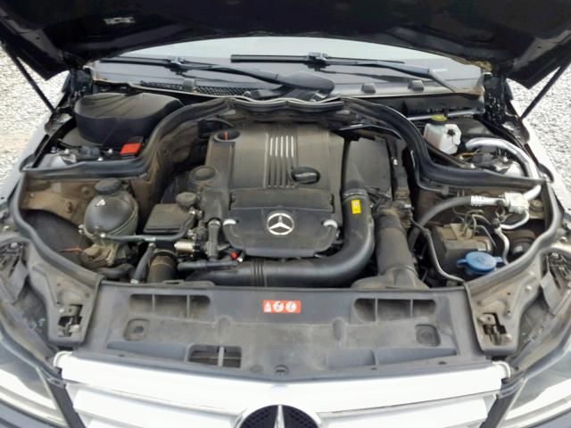 WDDGF4HB1CR221218 - 2012 MERCEDES-BENZ C 250 BLACK photo 7