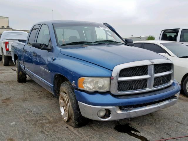 3D7KR28C95G757027 - 2005 DODGE RAM 2500 S ლურჯი ფოტო 1