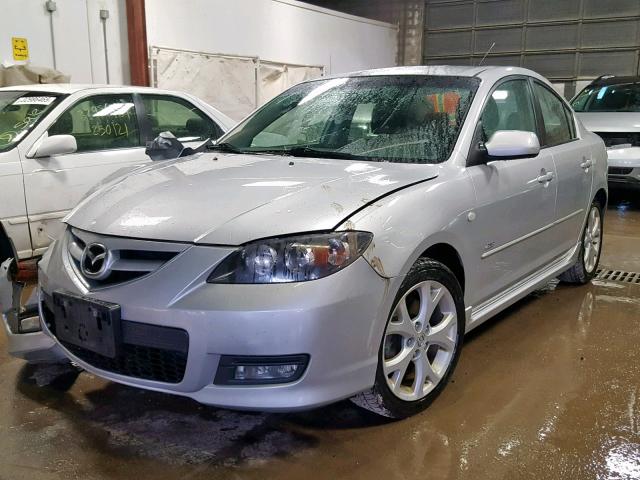 JM1BK323381790797 - 2008 MAZDA 3 S SILVER photo 2